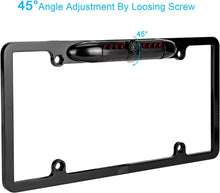 Load image into Gallery viewer, Backup Camera Rearview License Plate Frame for PIONEER DMH-160BT DMH160BT Black