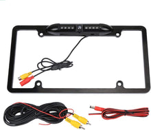 Charger l&#39;image dans la galerie, Backup Camera Rearview License Plate Frame for ALPINE ILX-W650 ILXW650 Black
