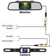 Charger l&#39;image dans la galerie, Absolute CAMPACK-700 7&quot; LCD Rear View Mirror Monitor Car Monitor + IR Night Vision Car Camera Parking Assistance System Kit