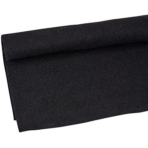 MR DJ DC15BK 15' L X 4' W Black Carpet for Speaker Subwoofer Enclosure Boxes