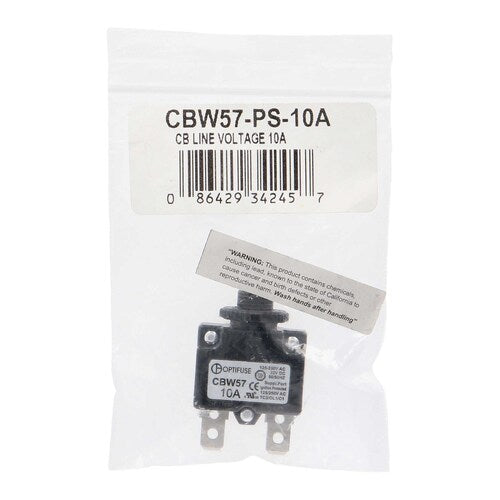Install Bay CBW57-PS-10A Miniature Line-Voltage Circuit Breaker - 10 Amp