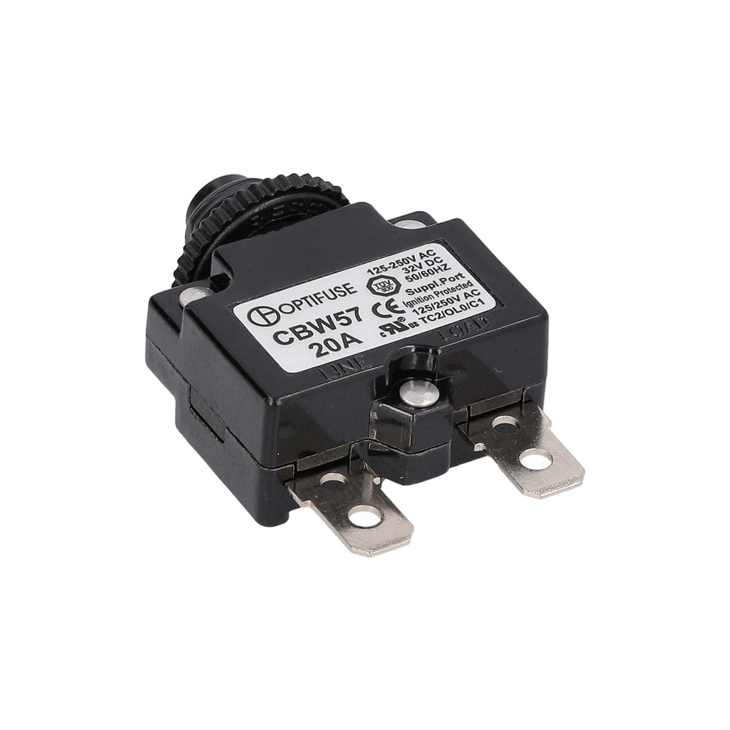 Install Bay CBW57-PS-20A Miniature Line-Voltage Circuit Breaker - 20 Amp