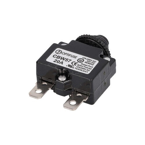 Install Bay CBW57-PS-20A Miniature Line-Voltage Circuit Breaker - 20 Amp