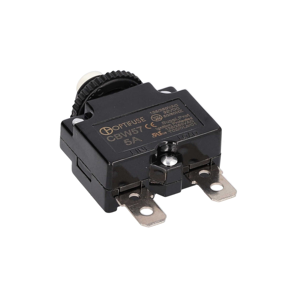 Install Bay CBW57-PS-5A Miniature Line-Voltage Circuit Breaker - 5 Amp