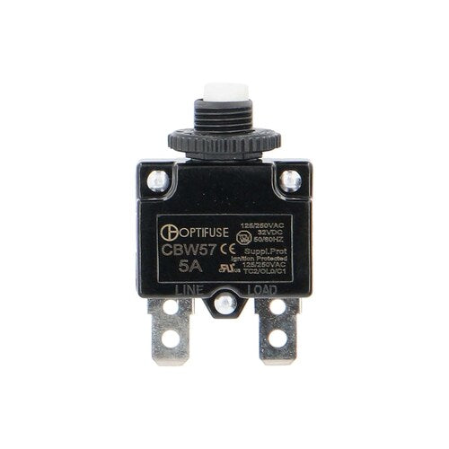 Install Bay CBW57-PS-5A Miniature Line-Voltage Circuit Breaker - 5 Amp