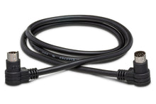 Charger l'image dans la galerie, Hosa CCD-103 Right-angle 8-pin Mini-DIN Cable for DJ CD Players - 3 foot