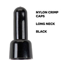 Charger l'image dans la galerie, Install Bay CCLB1614 Crimp Cap Long Neck Black Nylon 16-14 Gauge - Package of 100