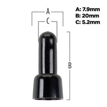 Charger l'image dans la galerie, Install Bay CCLB1614 Crimp Cap Long Neck Black Nylon 16-14 Gauge - Package of 100