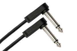 Hosa CFP-112 Flat Guitar Pedalboard Patch Cable Right Angle to Right Angle 12