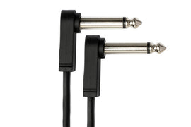 Hosa CFP-106 Flat Guitar Pedalboard Patch Cable Right Angle to Right Angle 6