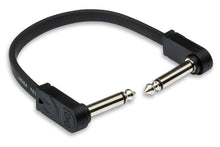 Charger l'image dans la galerie, Hosa CFP-118 Flat Guitar Pedalboard Patch Cable Right Angle to Right Angle 18"