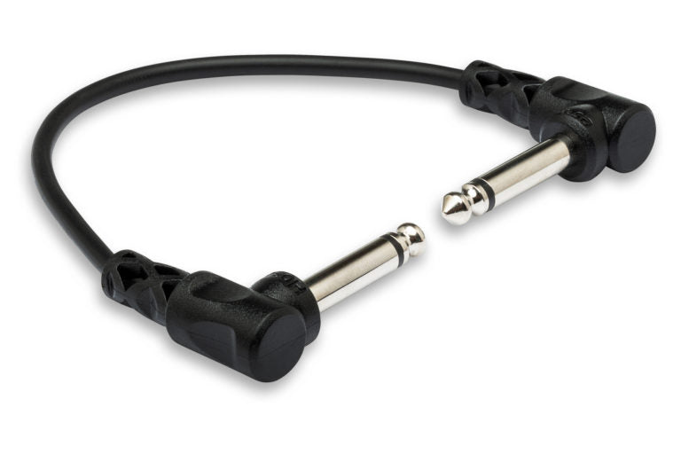 Hosa CFS-106 Guitar Pedalboard Patch Cable - Right Angle to Right Angle - 6 inch
