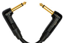 Load image into Gallery viewer, Hosa Edge CGK-000.5RR Right-angle to Right-angle Guitar Pedalboard Patch Cable - 6 inch