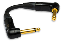 Charger l'image dans la galerie, Hosa Edge CGK-001RR Right-angle to Right-angle Guitar Pedalboard Patch Cable - 12 inch