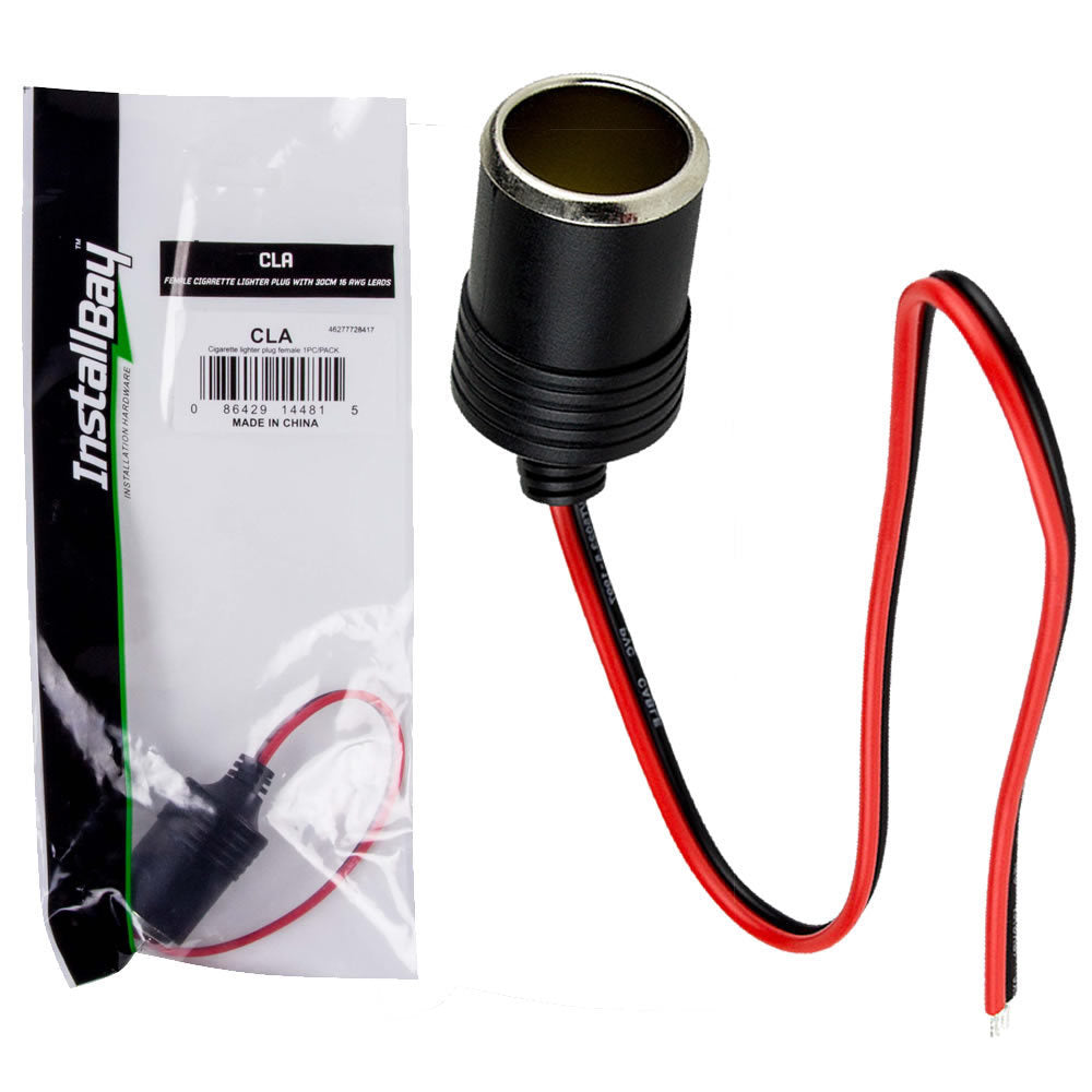 Install Bay CLA Cigarette Lighter Plug Female - Retail Pack
