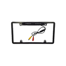 Charger l'image dans la galerie, Cerwin Vega CLF1B Black HD License Plate Frame with Backup Camera