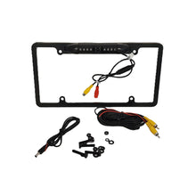 Charger l'image dans la galerie, Cerwin Vega CLF1B Black HD License Plate Frame with Backup Camera