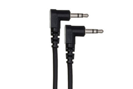 Hosa CMM-110RR Stereo Interconnect Cable Right angle 3.5mm TRS Male to Right angle 3.5mm TRS Male - 10-foot