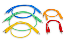 Load image into Gallery viewer, Hosa CMM-515Y Hopscotch Eurorack Patch Cables - 6 inch (Red) 5-pack