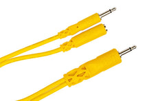 Charger l'image dans la galerie, Hosa CMM-545Y Hopscotch Eurorack Patch Cables - 1.5 foot (Yellow) 5-pack