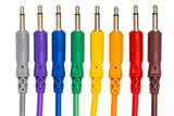 Hosa CMM-890 Eurorack Patch Cables 8-pack - 3 foot (Assorted Colors)