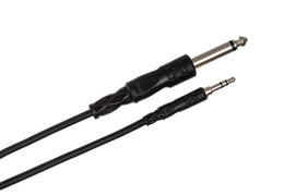 Hosa CMP-105 Interconnect Cable - 3.5mm TRS Male to 1/4-inch TS Male - 5 foot