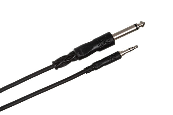 Hosa CMP-110 Interconnect Cable - 3.5mm TRS Male to 1/4-inch TS Male - 10 foot