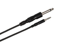 Charger l'image dans la galerie, Hosa CMP-110 Interconnect Cable - 3.5mm TRS Male to 1/4-inch TS Male - 10 foot