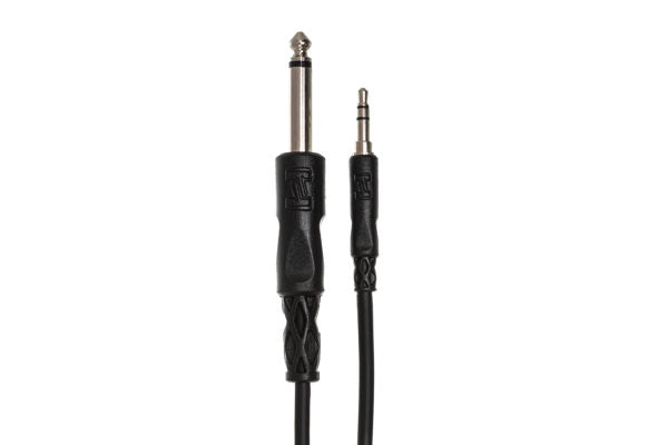 Hosa CMP-103 Interconnect Cable - 3.5mm TRS Male to 1/4-inch TS Male - 3 foot