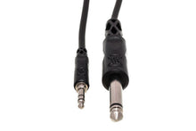 Charger l'image dans la galerie, Hosa CMP-110 Interconnect Cable - 3.5mm TRS Male to 1/4-inch TS Male - 10 foot