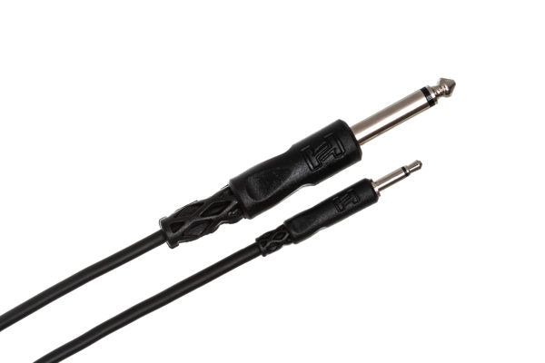 Hosa CMP-305 Interconnect Cable - 3.5mm TS Male to 1/4-inch TS Male - 5 foot