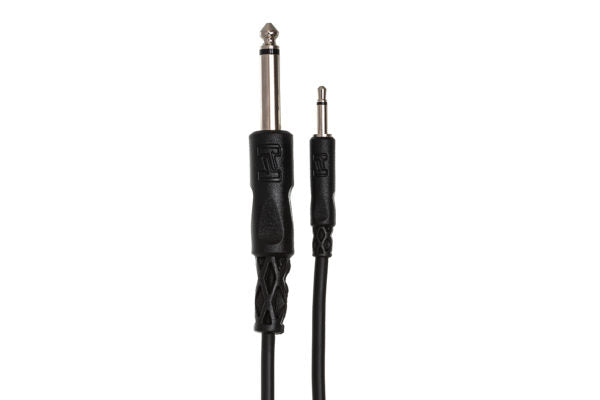 Hosa CMP-303 Interconnect Cable - 3.5mm TS Male to 1/4-inch TS Male - 3 foot