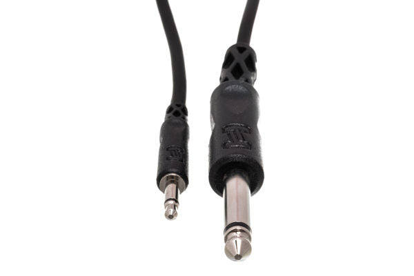 Hosa CMP-310 Interconnect Cable - 3.5mm TS Male to 1/4-inch TS Male - 10 foot