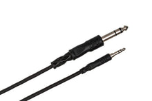 Charger l'image dans la galerie, Hosa CMS-105 Stereo Interconnect Cable - 3.5mm TRS Male to 1/4- inch TRS Male - 5 foot