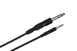 Hosa CMS-105 Stereo Interconnect Cable - 3.5mm TRS Male to 1/4- inch TRS Male - 5 foot