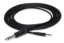 Charger l'image dans la galerie, Hosa CMS-105 Stereo Interconnect Cable - 3.5mm TRS Male to 1/4- inch TRS Male - 5 foot