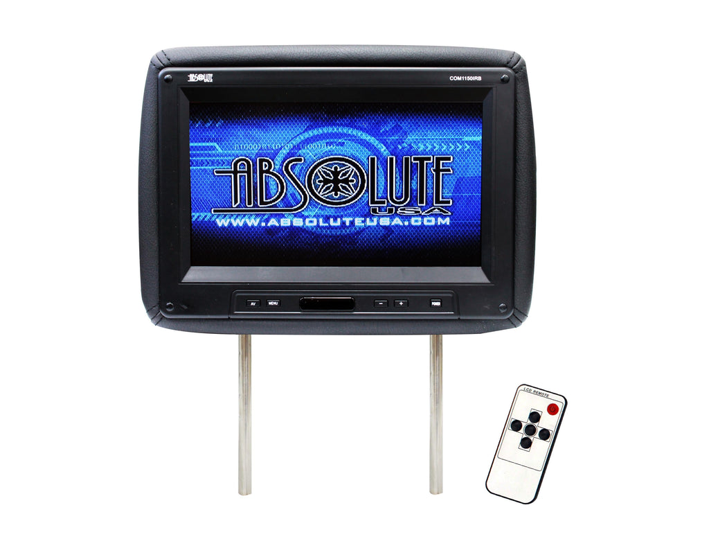 Absolute COM1150IRB 11" Universal Headrest TFT/LCD Monitor W/IR Transmitter
