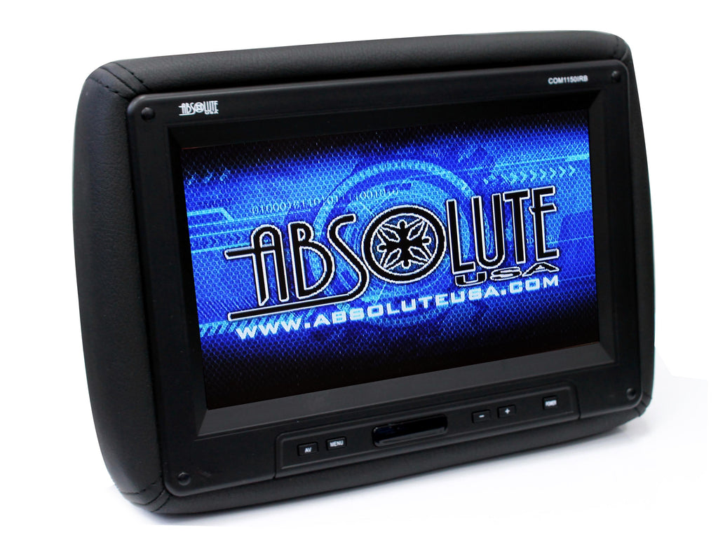 Absolute COM1150IRB 11" Universal Headrest TFT/LCD Monitor W/IR Transmitter