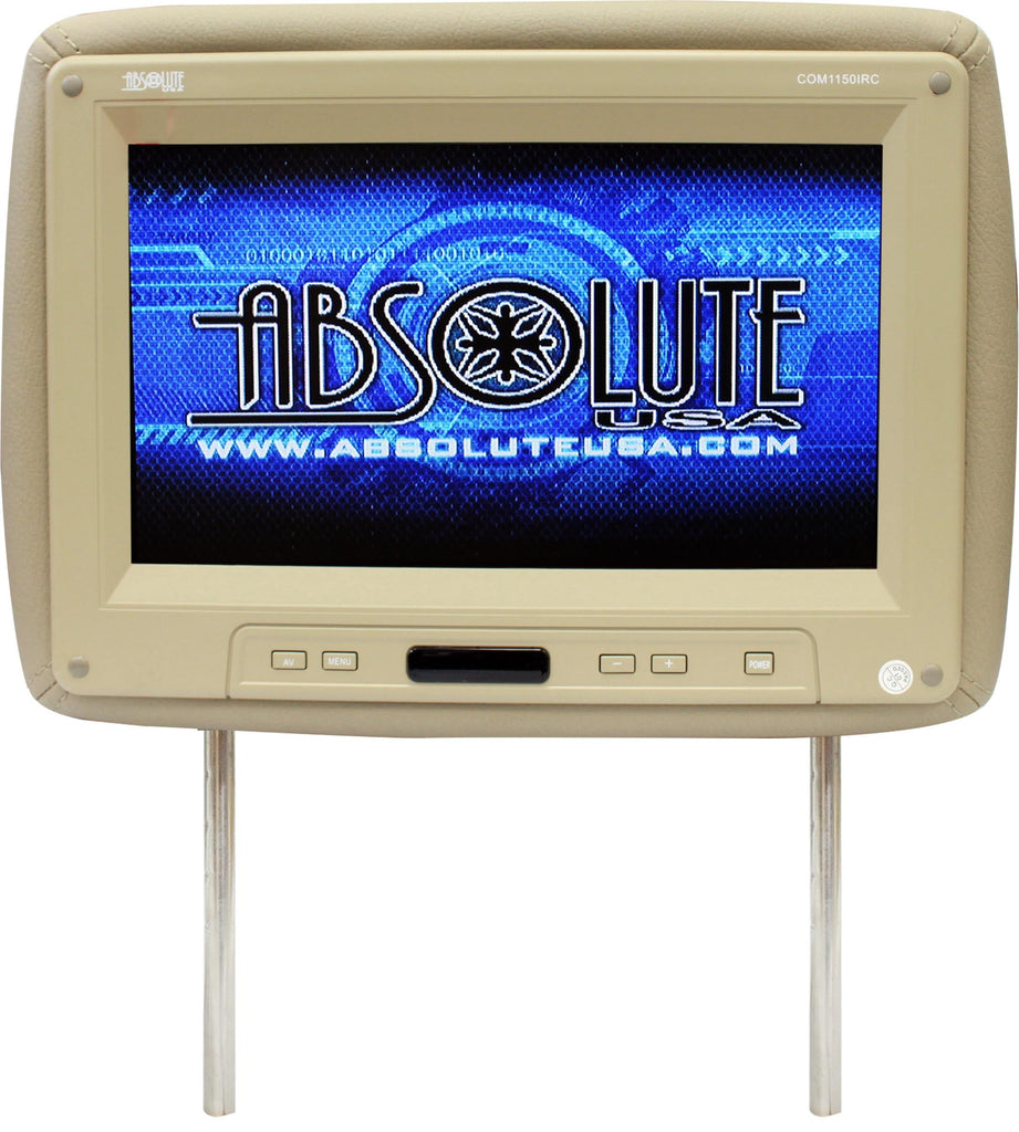 Absolute COM1150IRC 11" Universal Headrest TFT/LCD Monitor W/IR Transmitter
