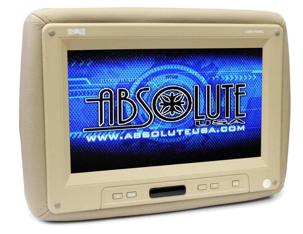 Absolute COM1150IRC 11" Universal Headrest TFT/LCD Monitor W/IR Transmitter