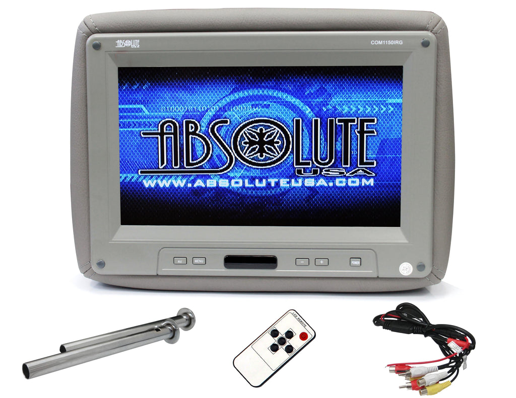 Absolute COM1150IRG 11" Universal Headrest TFT/LCD Monitor W/IR Transmitter