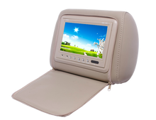 Charger l'image dans la galerie, Absolute COM711IRC 7.5" Universal Headrest TFT/LCD Monitor W/IR Zipper Cover