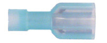 Load image into Gallery viewer, PAC CONIFDB 14-16 AWG Blue Nylon Fully Insulated Female Quick Disconnect Connectors .250" Value Pack 100 Count