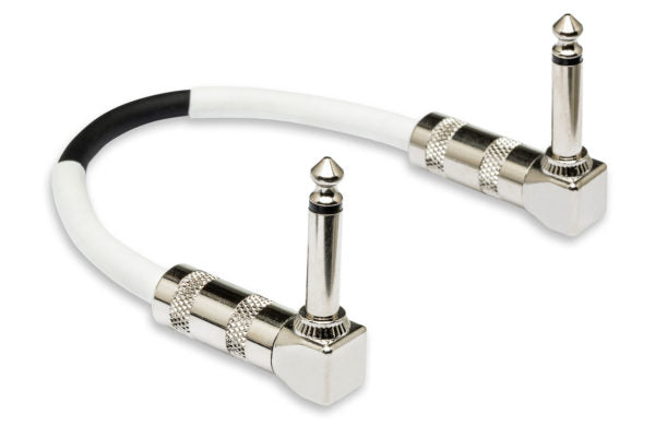 Hosa CPE-118 Guitar Patch Cable - 1/4-inch TS Male to Right Angle 1/4-inch TS Male - 18 inch
