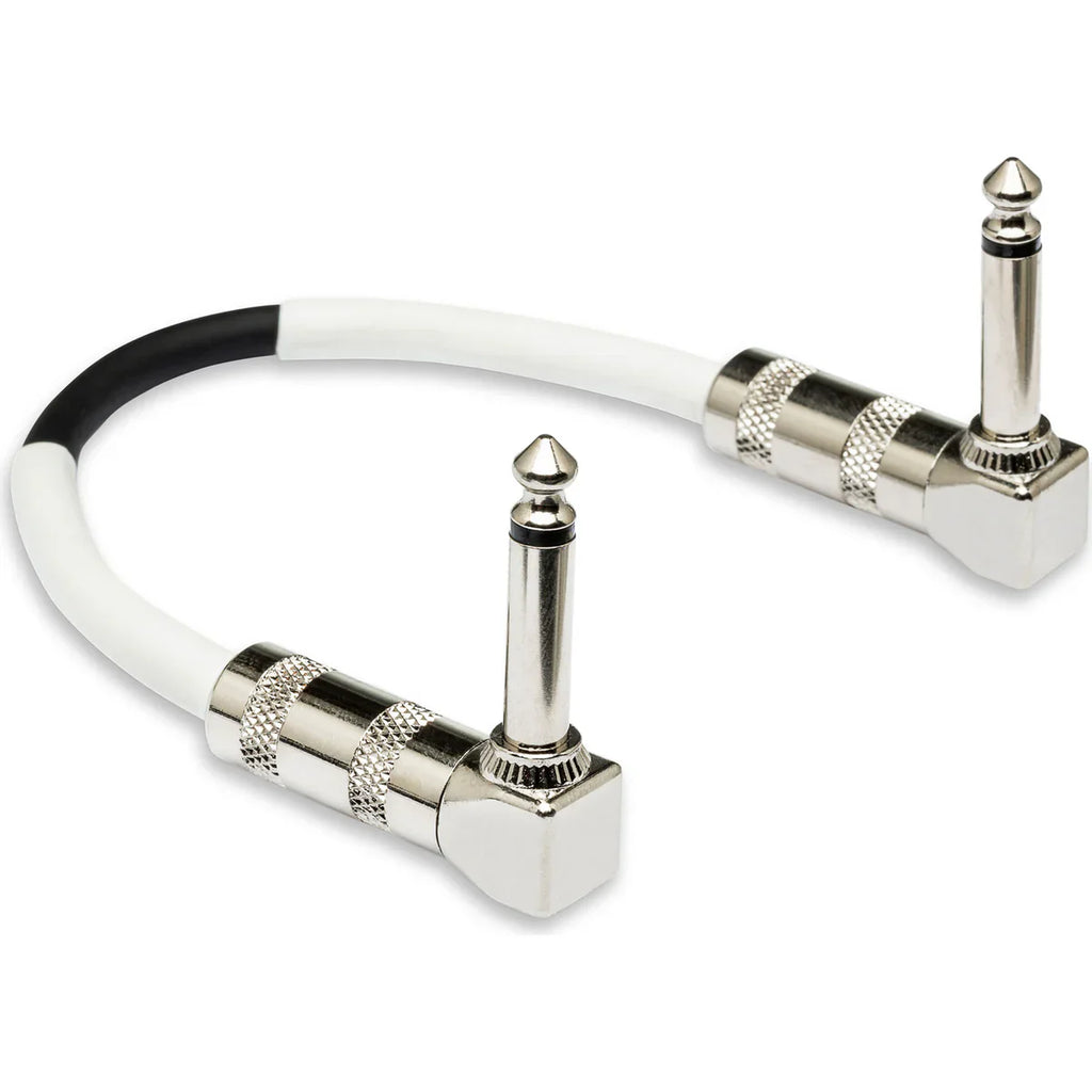 Hosa CPE-411 Patch Cable Pack - Right-angle to Right-angle, Various Lengths (6-pack)