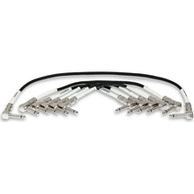 Load image into Gallery viewer, Hosa CPE-606 Guitar Pedalboard Patch Cable - Right Angle to Right Angle - 6 inch (6-pack)