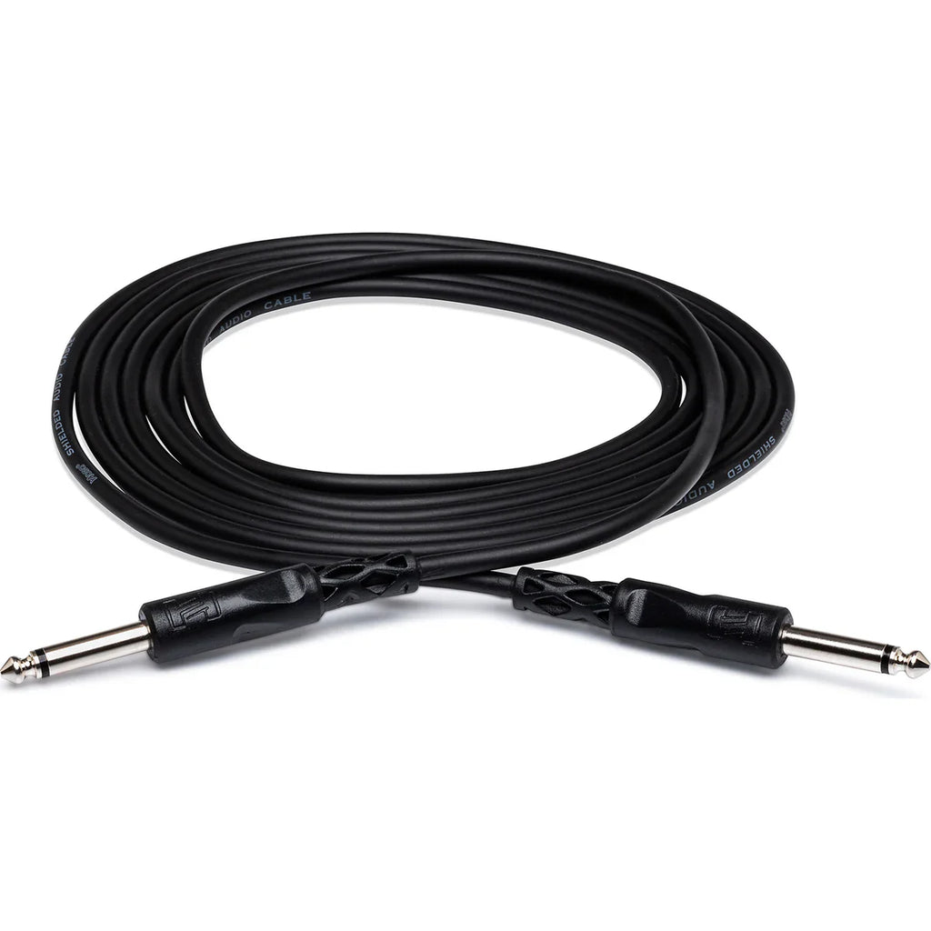 Hosa CPP-103 Interconnect Cable - 1/4-inch TS Male to 1/4-inch TS Male - 3 foot
