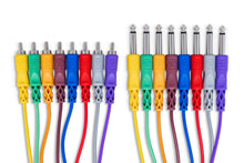 Load image into Gallery viewer, Hosa CPR-803 8-channel 1/4-inch TS Male to RCA Male Snake - 9.9 foot