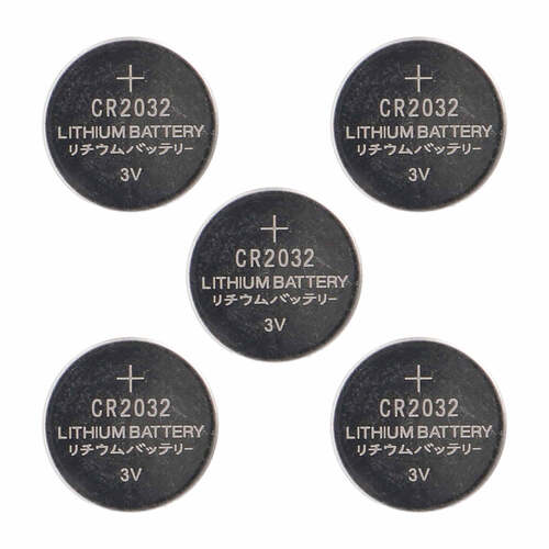 Install Bay CR2032 Lithium 3 Volt Battery 3.2MM - Package of 5