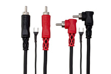 Load image into Gallery viewer, Hosa CRA-202DJ Stereo Interconnect Dual RCA to Dual Right Angle RCA Cable with Ground Wire - 6.6 foot
